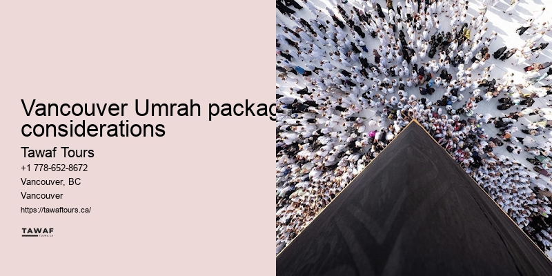 Vancouver Umrah pilgrimage advice