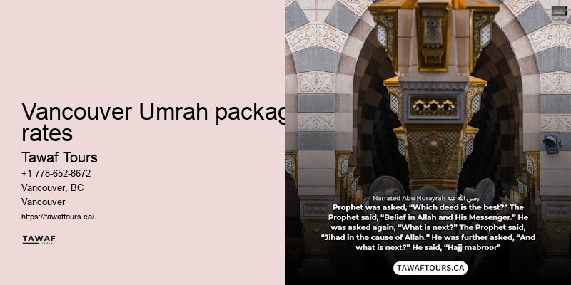 Vancouver to Mecca pilgrimage journey