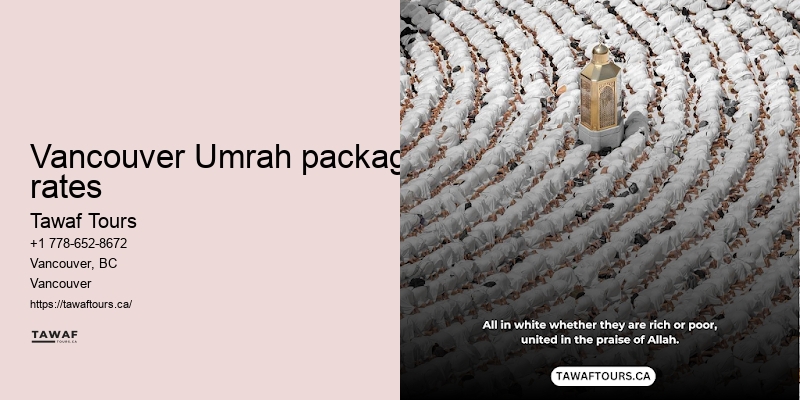 Umrah travel consultant in Vancouver