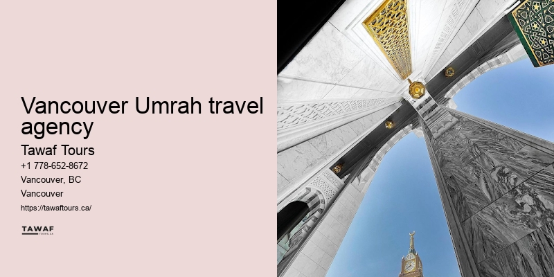 Vancouver Umrah pilgrimage booking options