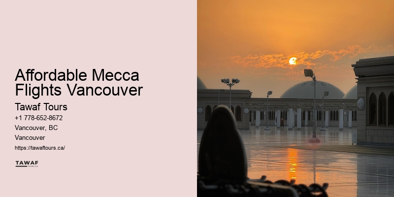Affordable Mecca Flights Vancouver