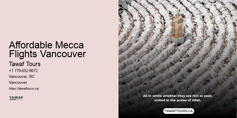 Guided Hajj Tours Affordable Mecca Flights Vancouver