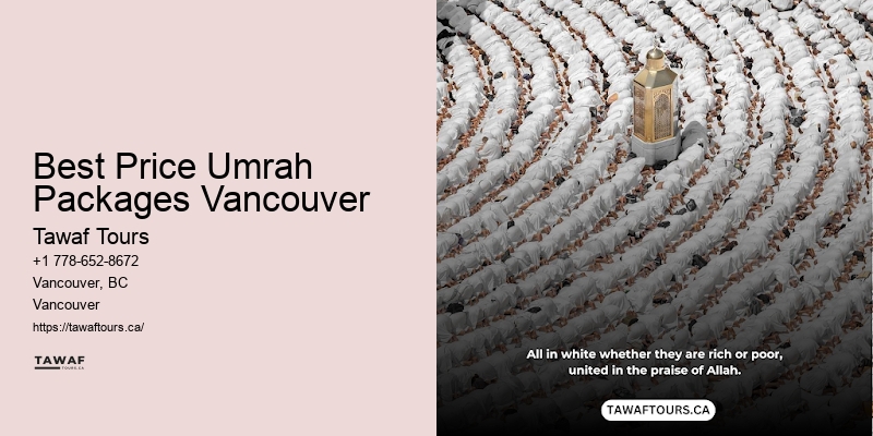 Best Price Umrah Packages Vancouver Umrah Tour Deals