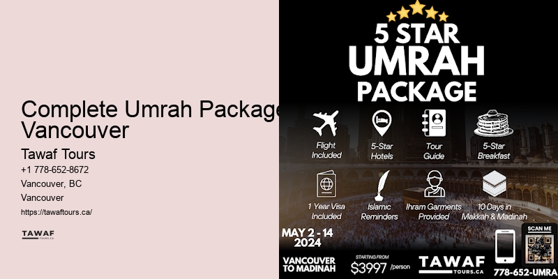 Hajj and Umrah Deals Complete Umrah Packages Vancouver