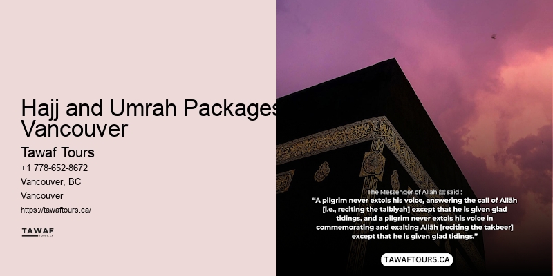 Umrah Package Offers Today Hajj and Umrah Packages Vancouver