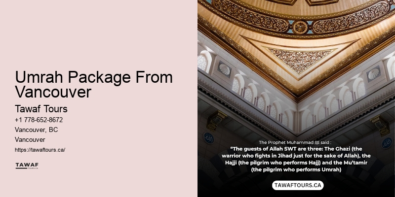 Umrah Package From Vancouver Budget Umrah Packages