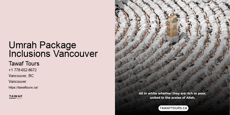 Umrah Package Inclusions Vancouver Family Umrah Travel