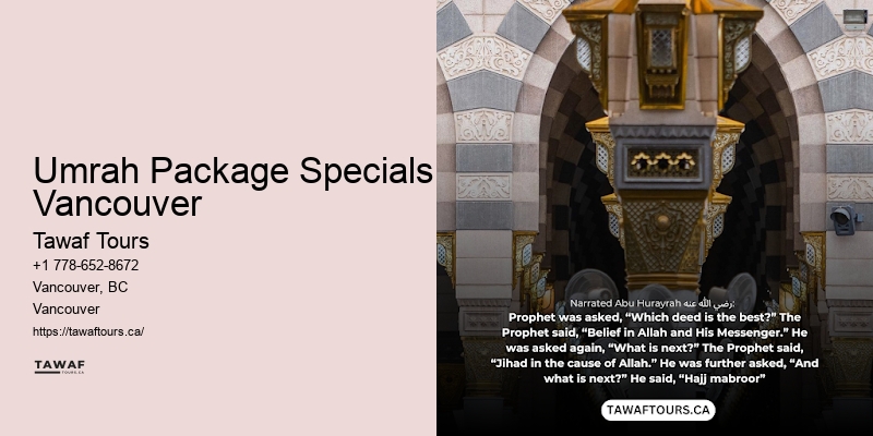 Luxury Umrah Travel Umrah Package Specials Vancouver
