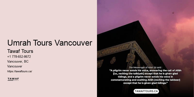Umrah Tours Vancouver Umrah Package Prices 2024