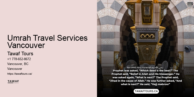 Umrah Travel Services Vancouver Umrah for Individuals