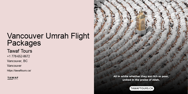 Umrah Vacation Packages Vancouver Umrah Flight Packages
