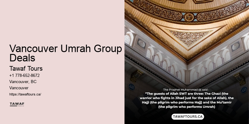 Hajj and Umrah Packages Vancouver Umrah Group Deals