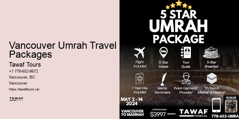 Vancouver Umrah Travel Packages Deluxe Umrah Packages