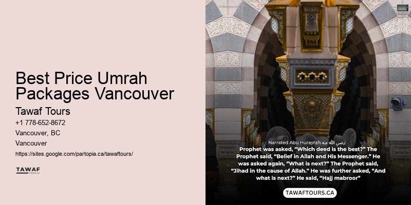 Hajj Travel Deals Best Price Umrah Packages Vancouver