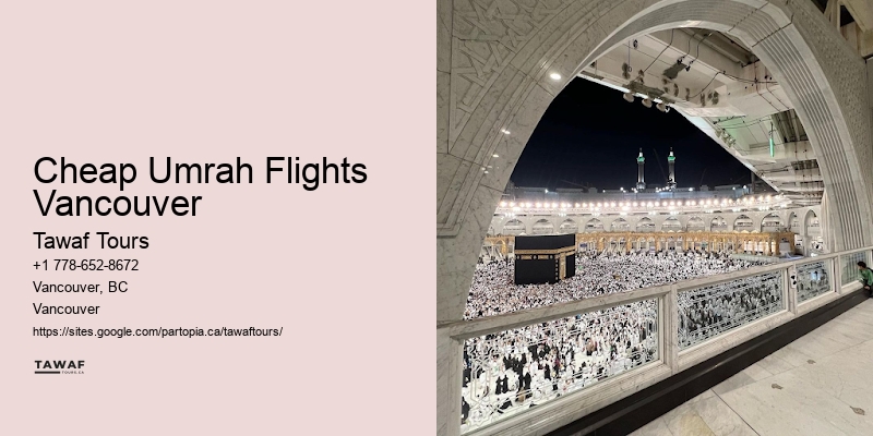 Cheap Umrah Flights Vancouver Umrah Service Providers