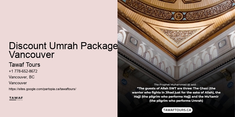 Discount Umrah Packages Vancouver Hajj Tours