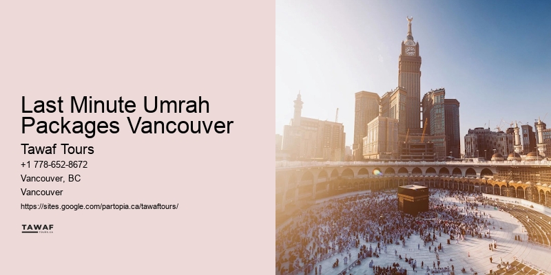 Cheap Umrah Packages Last Minute Umrah Packages Vancouver