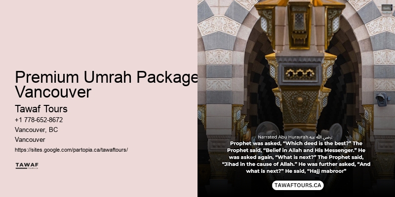 Premium Umrah Packages Vancouver Umrah Package Promotions