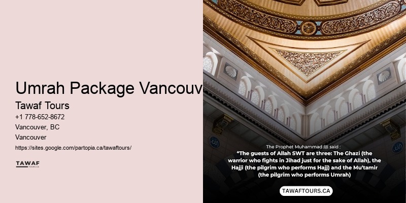 Umrah Package Vancouver Umrah Vacation Deals