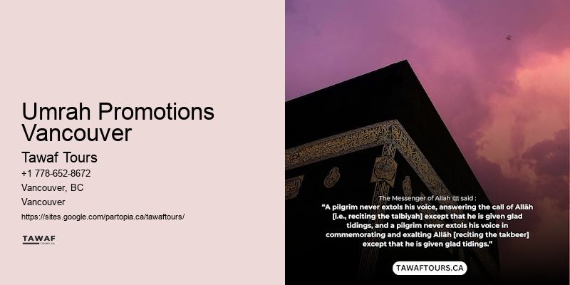 Umrah Package Offers Today Umrah Promotions Vancouver
