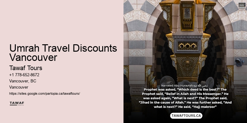 Umrah Travel Discounts Vancouver Ramadan Umrah Packages