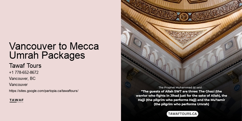 All-Inclusive Umrah Packages Vancouver to Mecca Umrah Packages
