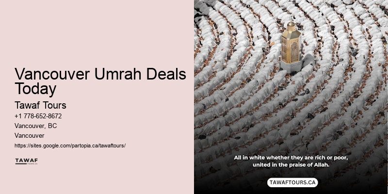 Vancouver Umrah Deals Today Umrah Guide Services