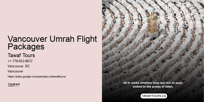 Vancouver Umrah Flight Packages Private Umrah Tours