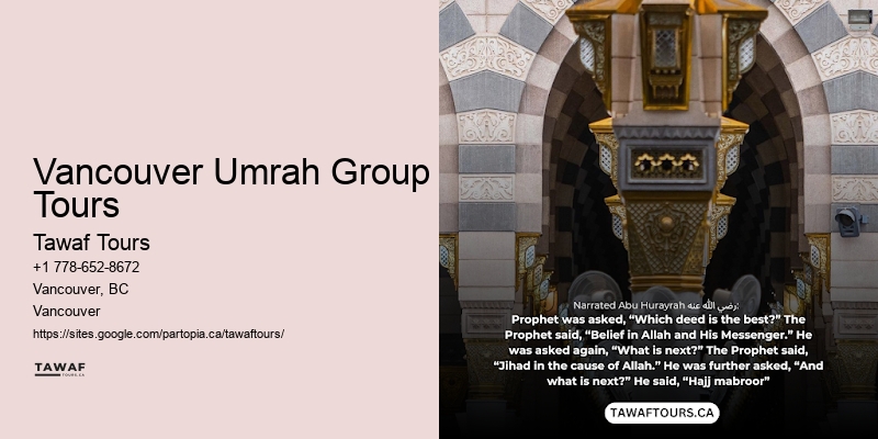 Deluxe Umrah Packages Vancouver Umrah Group Tours